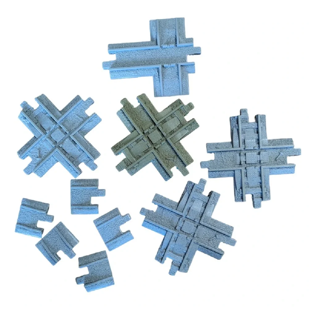 Geotrax Gray Train Tracks Assorted Track Pieces,  5 Track Crosses, 5 Ramps